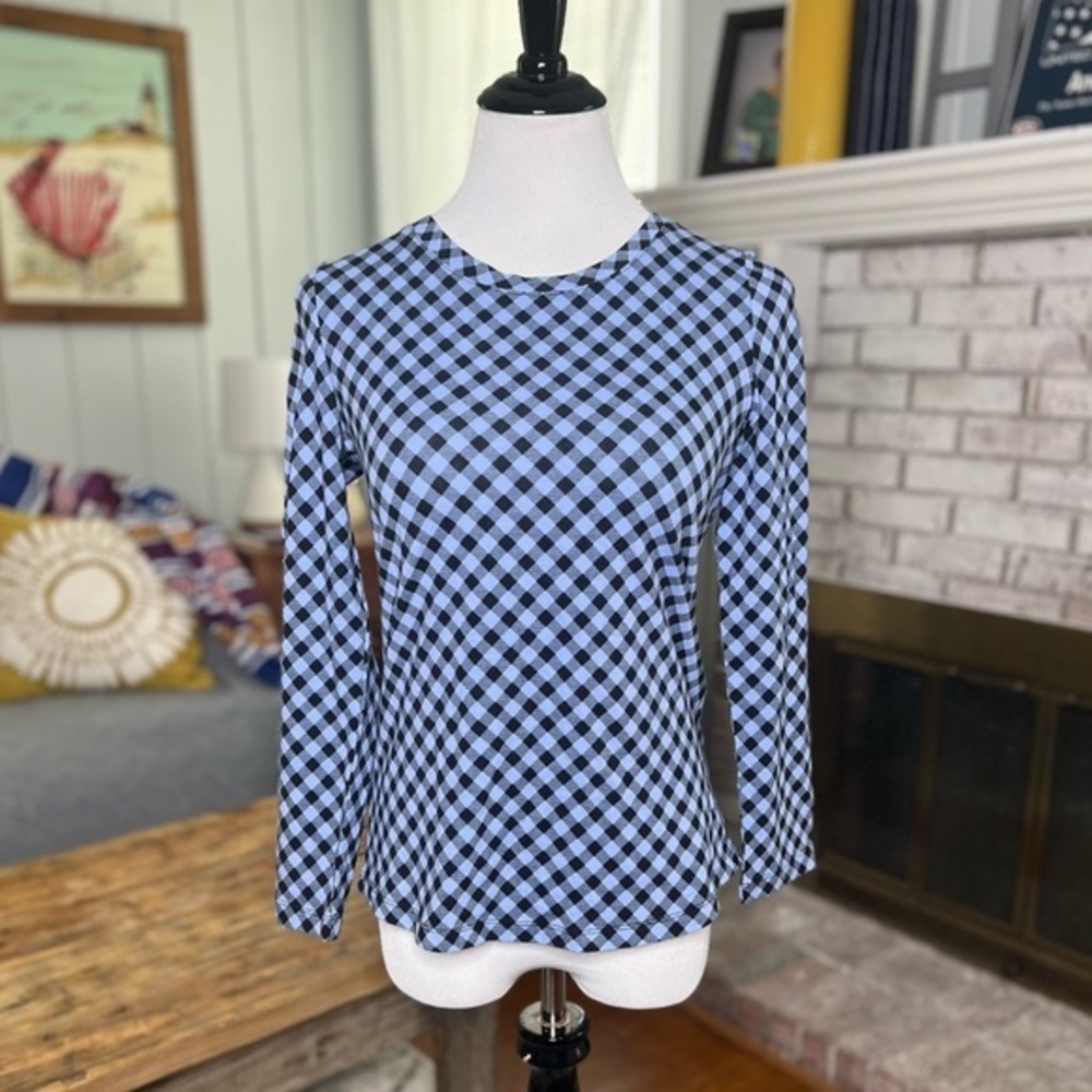 Vera Bradley cozy knit pajama top alpine check